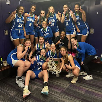 Our ladies win the District Championship! Congrats to our girls basketball team for their big win over North Union today. Lions win 49-35! Great work ladies! We’re so proud of you! #BexleyCitySchools