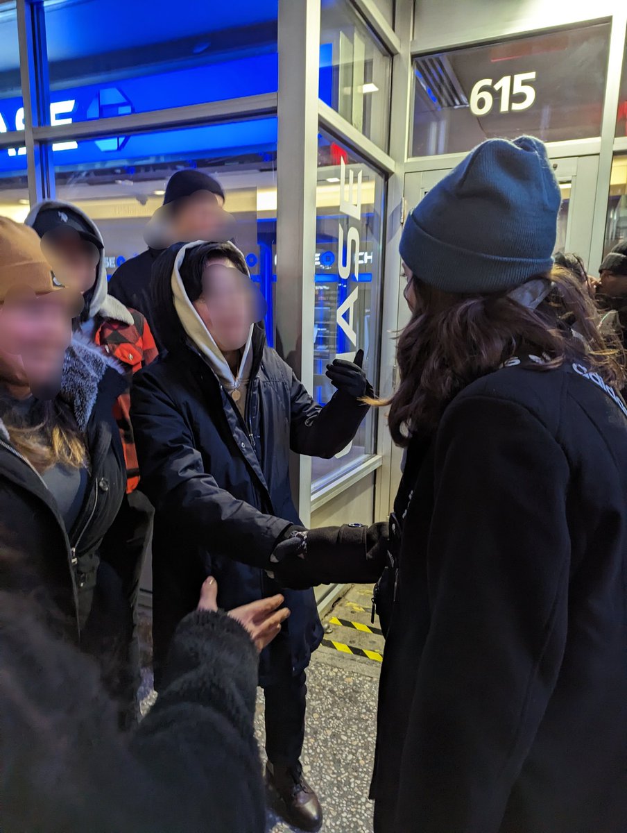 Sarah meeting some of her excited fans!! #SaveWarriorNun #WarriorNun