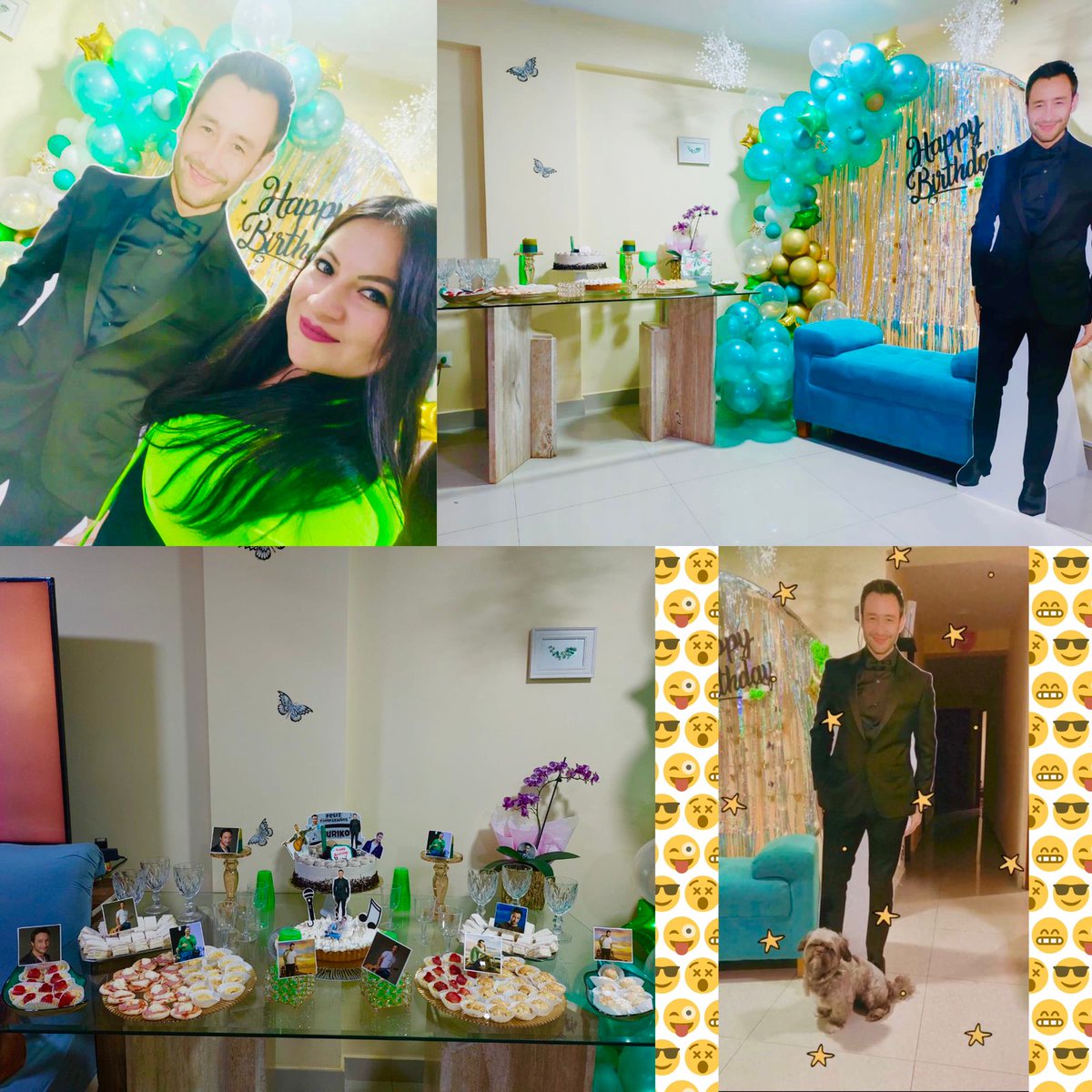 PurizacaYuriko's tweet photo. @LucianoPereyra Lu mi cumple es el martes pero hoy hice mi reu con familiares y amistades que te parece mi decoración? Ojalá pudiera recibir un saludo tuyo de cumple me haría súper felíz😄  💚💚 saludos de Perú🇵🇪💚💚💚💚 https://t.co/CFTPeJ98mh