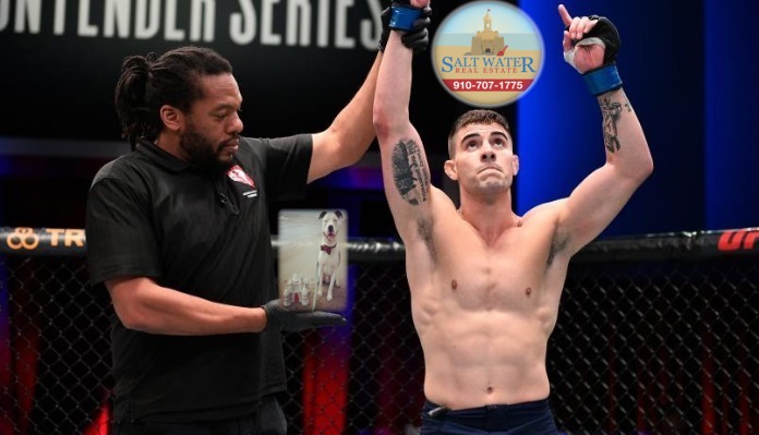 SaltEstate's tweet photo. Congrats to our home town guy @JoeSolecki @JohnSalter_mma and the rest of the Salty Dog Jiu-Jitsu Team! Big Dub @ufc FIGHT NIGHT! Lessssss goooooo! 😤🌴👊🐶 https://t.co/u0oOt2kots
