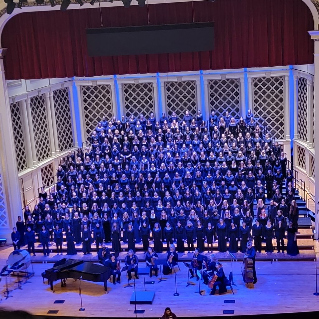Spoilers Julia Presteng and Emily Kerian represented North Dakota as the National ACDA choral convention in Cincinnati this weekend! Their hard work and dedication really showed!