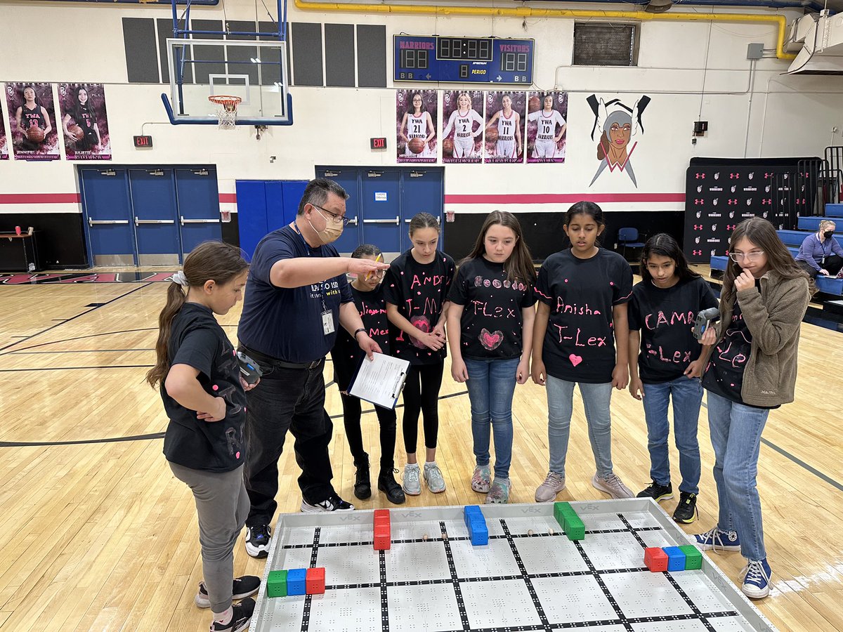 Pedro Delgado (@neuropete01) on Twitter photo Congratulations to Team T-Lex from <a href="/YWSteamPrepNT/">Young Women's STEAM Prep Academy</a> for their 2nd place finish at today’s EPISD middle school robotics competition! They demonstrated true Warrior spirit by never giving up! <a href="/ccontive/">Cynthia OntiverosPhD</a> <a href="/ELPASO_ISD/">El Paso ISD</a> Congratulations to Team T-Lex from <a href="/YWSteamPrepNT/">Young Women's STEAM Prep Academy</a> for their 2nd place finish at today’s EPISD middle school robotics competition! They demonstrated true Warrior spirit by never giving up! <a href="/ccontive/">Cynthia OntiverosPhD</a> <a href="/ELPASO_ISD/">El Paso ISD</a>