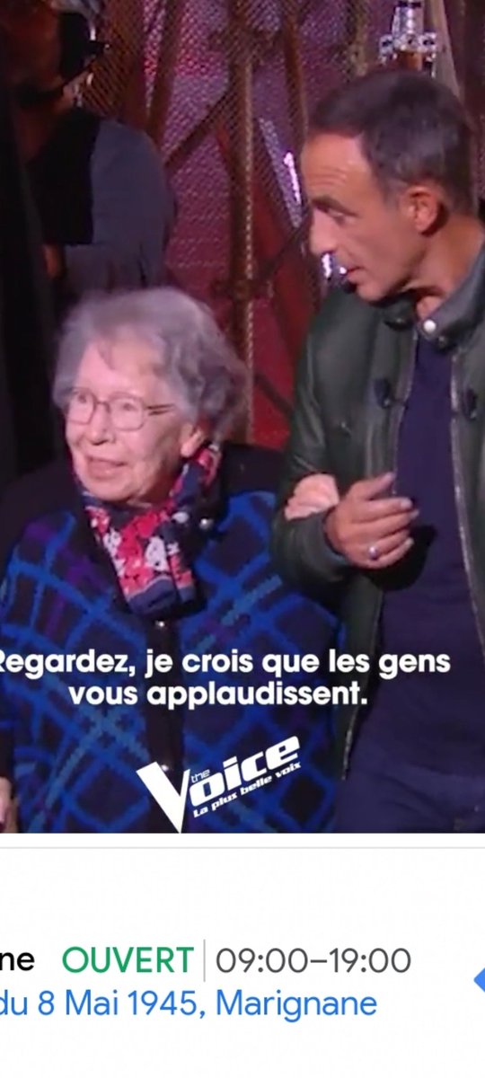 Giselle37077338's tweet photo. #Raymonde j'adore !!
L'arrière grand mère de
#Maxence! Trop mignonne !
91ans! Je signe tout de suite !
#TheVoice https://t.co/vHKQaRhaFk