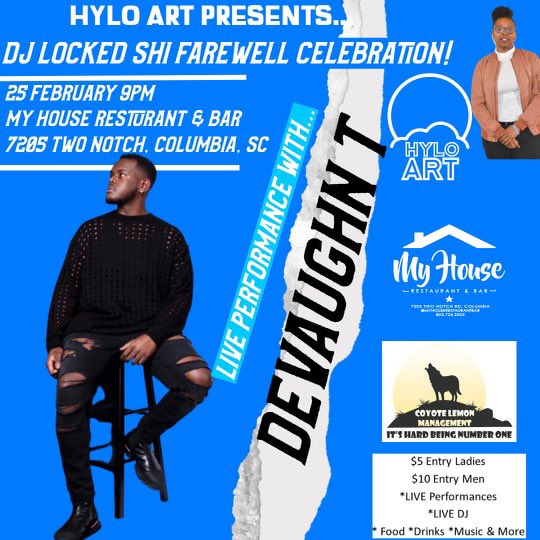 DjLoCKedShi_TO's tweet photo. Man…S/O to #HyloArt for throwing me a farewell celebration TONIGHT! 🥹

So pull up to My House tonight 💪🏽. 

Warm up starts at 8pm ✅
Show starts at 9pm ✅
 
I’m LIT as a BIC all night 😎 https://t.co/lbxbfztusU