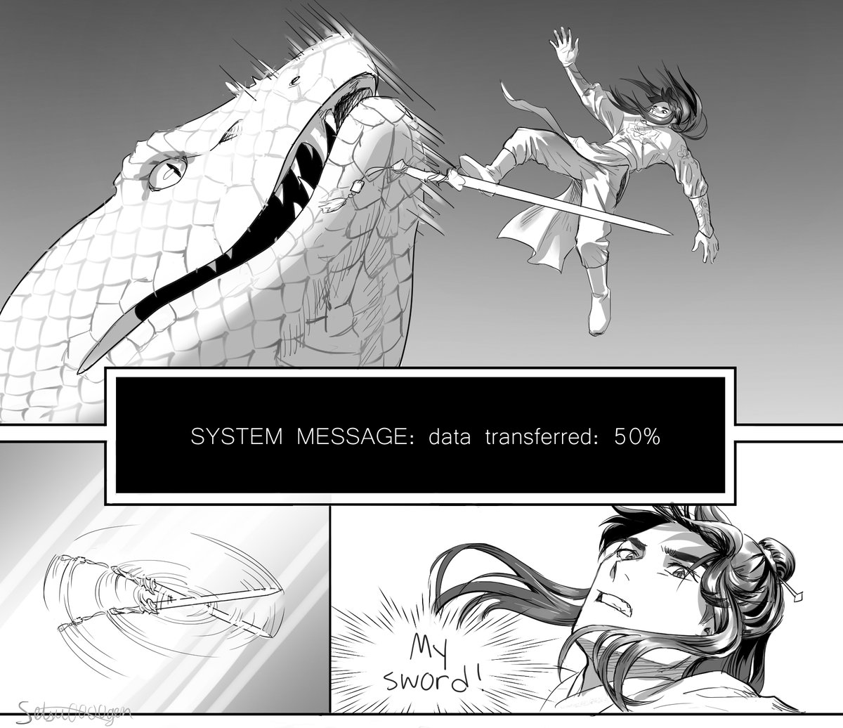 Setsu0000gen's tweet photo. GYX/ZZL #svsssrpweek2023 comic chapter 1 part 2
#SVSSS https://t.co/STue9j00pU