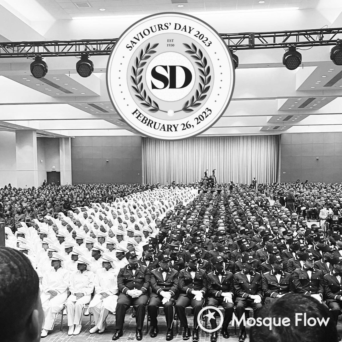 MosqueFlow's tweet image. Happy Saviours’ Day Graduation!! ⭐️🌙 #FOI #MGT #Vanguard #SD2023 #Farrakhan