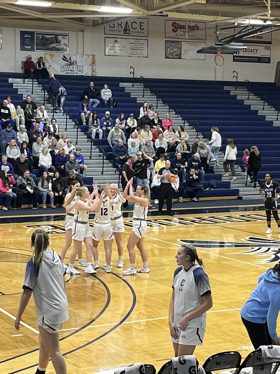 G_Lady_Warriors's tweet photo. Paige Garr playing her final game today for the Cedarville Lady Jackets. Prior to game recognized for scoring 1,000 points in her career on her senior night! We all very proud of you! Congratulations Paige! https://t.co/IW4EU1Zl9r
