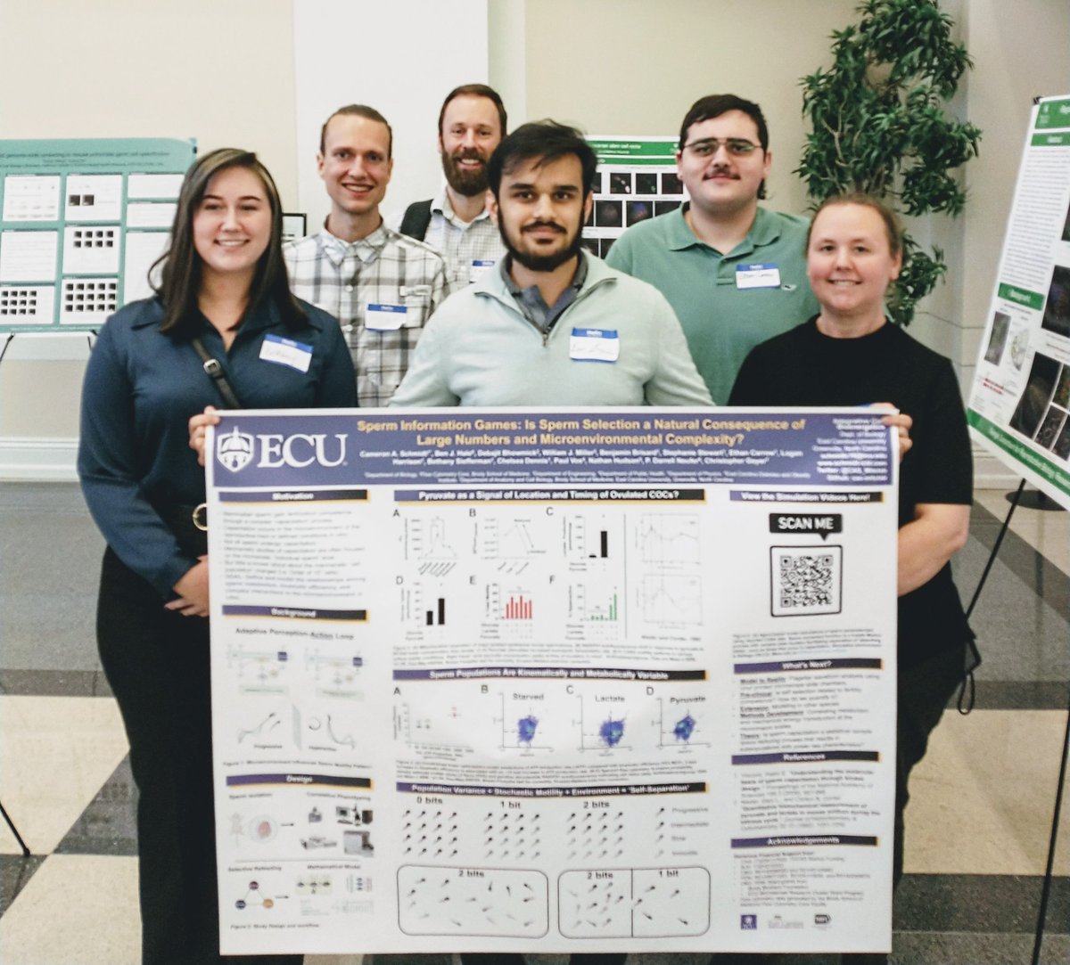 Awesome time at #TCRB today <a href="/EastCarolina/">ECU</a>🤙🔥 First regional conference for some of the lab members🤗 Amazing #Repro community here in #EasternNC. Huge thanks to <a href="/LabGeyer/">The Geyer Lab</a> @CarmenRepro and many others👏 #ReproRocks