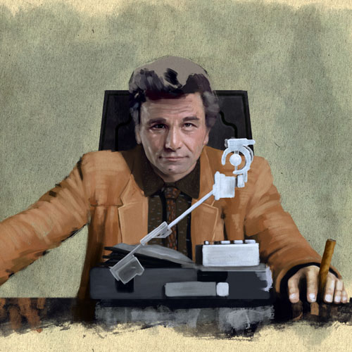 'One more thing...'

A little sketch up of an Idea. Peter Falk's Columbo as Deckard in Blade Runner.

#Columbo #bladerunner #digitalart #peterfalk