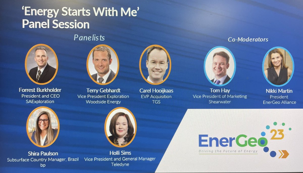 HolliSims's tweet photo. I had a great time participating in a panel Wednesday during the EnerGeo Alliance annual meeting.  We talked about the importance of our industry in energy security and eliminating energy poverty.  We talked about the need for all forms of energy and more. #EnergyStartsWithME https://t.co/f33D0uEZn9