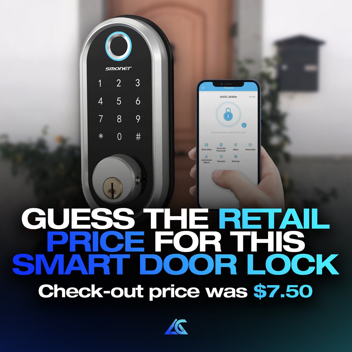 Try to guess how much this Smart Door Lock was retailing for…

Keep in mind that Alloy Cloud users were able to check-out this item for only $7.50 😳