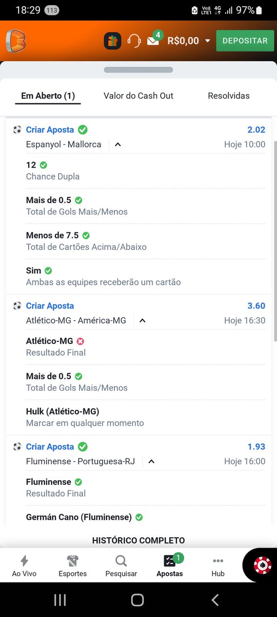 mc_chudo's tweet photo. 26 minuto do 2 Tempo a @betano não me ofereceu nada,  eu ganhei em tudo, faltava só o Hulk fazer o gol , mais era 26 minuto do segundo tempo, eles não ofereceu nada @Betano_BR lixo covarde https://t.co/BNLB3rEpEr