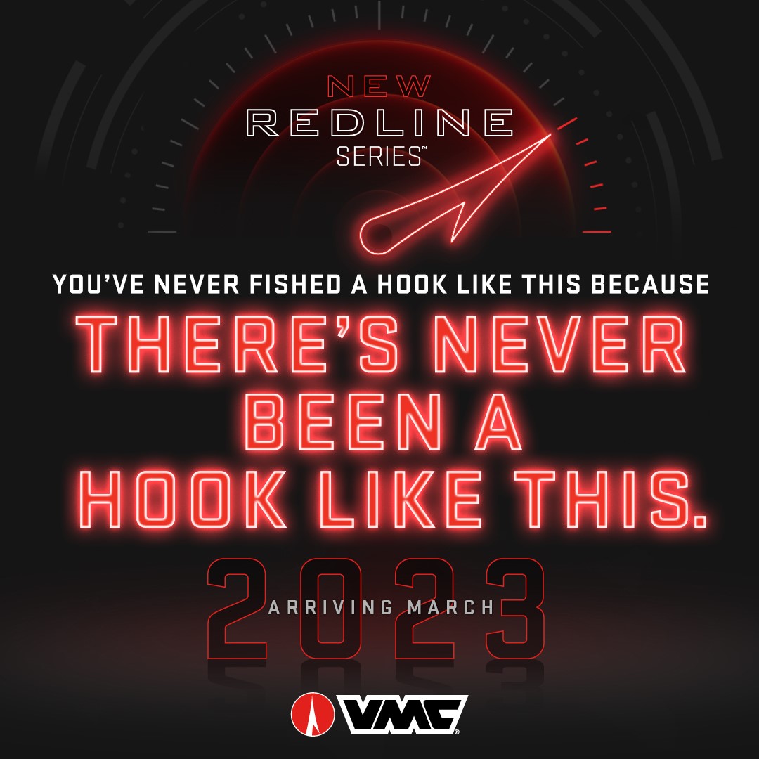 CollegiateBass's tweet image. "You've never fished a hook like this because there's never been a hook like this."

Be on the lookout for the Redline Series from VMC debuting in March!

#VMC #VMCHooks #Rapala #Fishing #BassFishing #FishingHook #WeAreCollegiateBass