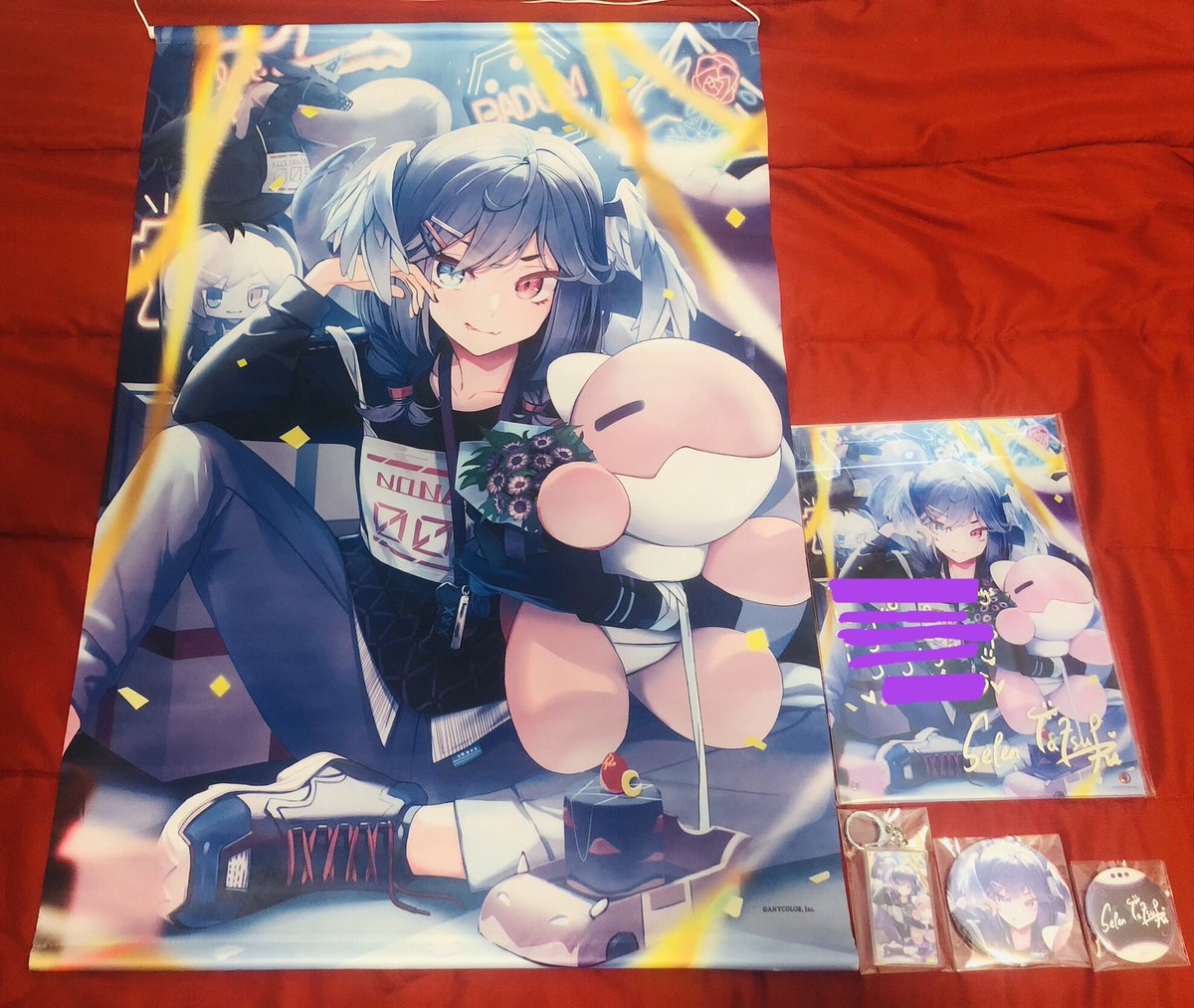 Selen’s birthday merch has finally arrived! And I absolutely love it!
#Selenshrine #SelenTatsuki