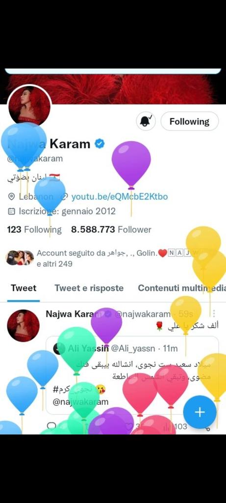 Happy birthday Najwa Karam   
