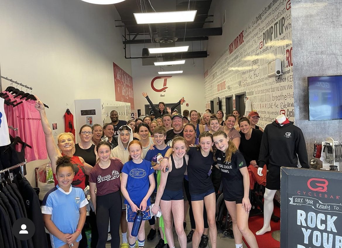 We cycled out cancer this morning and proudly represented Avon Public Schools! 👏🏻