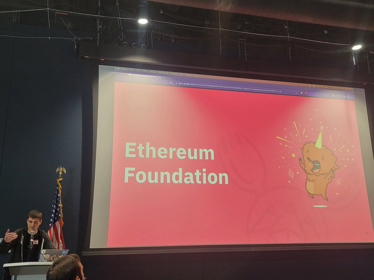 .@wackerow shared his incredible story

🩺 ER Doctor
👨‍💻 Learned to code
🤏 Small open source contributions
❣️ Encouragement from @samonchain
📅 Started contributing every day 
🤩 Now works for @ethereum 

👏 And now he is sharing his story with the builders @EthereumDenver.