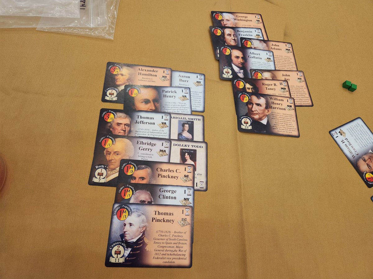 Farsol4's tweet image. A glorious day for the Republic today.  So much great narrative history was spun. #EWC2023 #AmericanHistory
#boardgame

Played #FoundingFathers(35423) on 2023-02-25 with 5 players #bgstats
