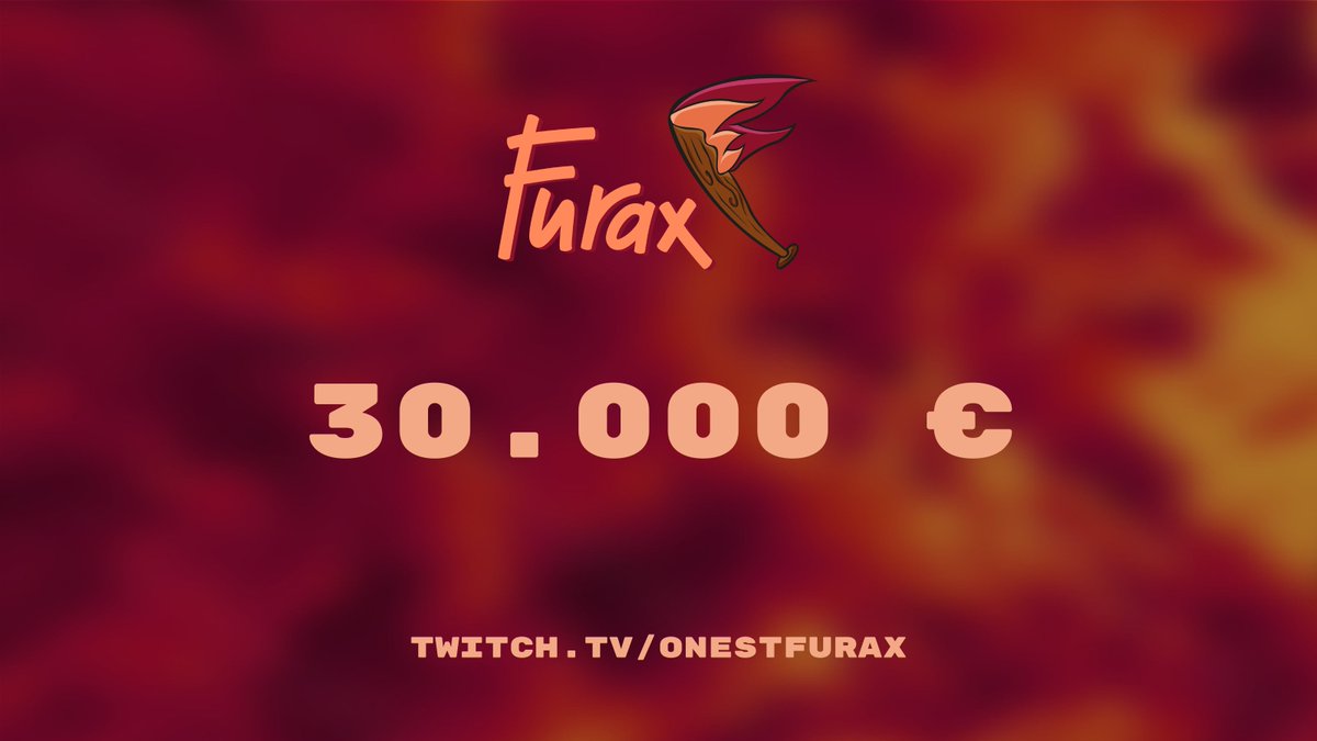 FURAX 🔥 (@onestfurax) on Twitter photo ‼️ LES 30k€ ATTEINTS EN UNE JOURNÉE DE STREAM ‼️
C'est complètement fou 🤩
Merci à tous et toutes pour cet engouement ❤️🔥
Merci pour <a href="/ellesimaginent/">Elle's Imagine'nt</a> 💜 ‼️ LES 30k€ ATTEINTS EN UNE JOURNÉE DE STREAM ‼️
C'est complètement fou 🤩
Merci à tous et toutes pour cet engouement ❤️🔥
Merci pour <a href="/ellesimaginent/">Elle's Imagine'nt</a> 💜
