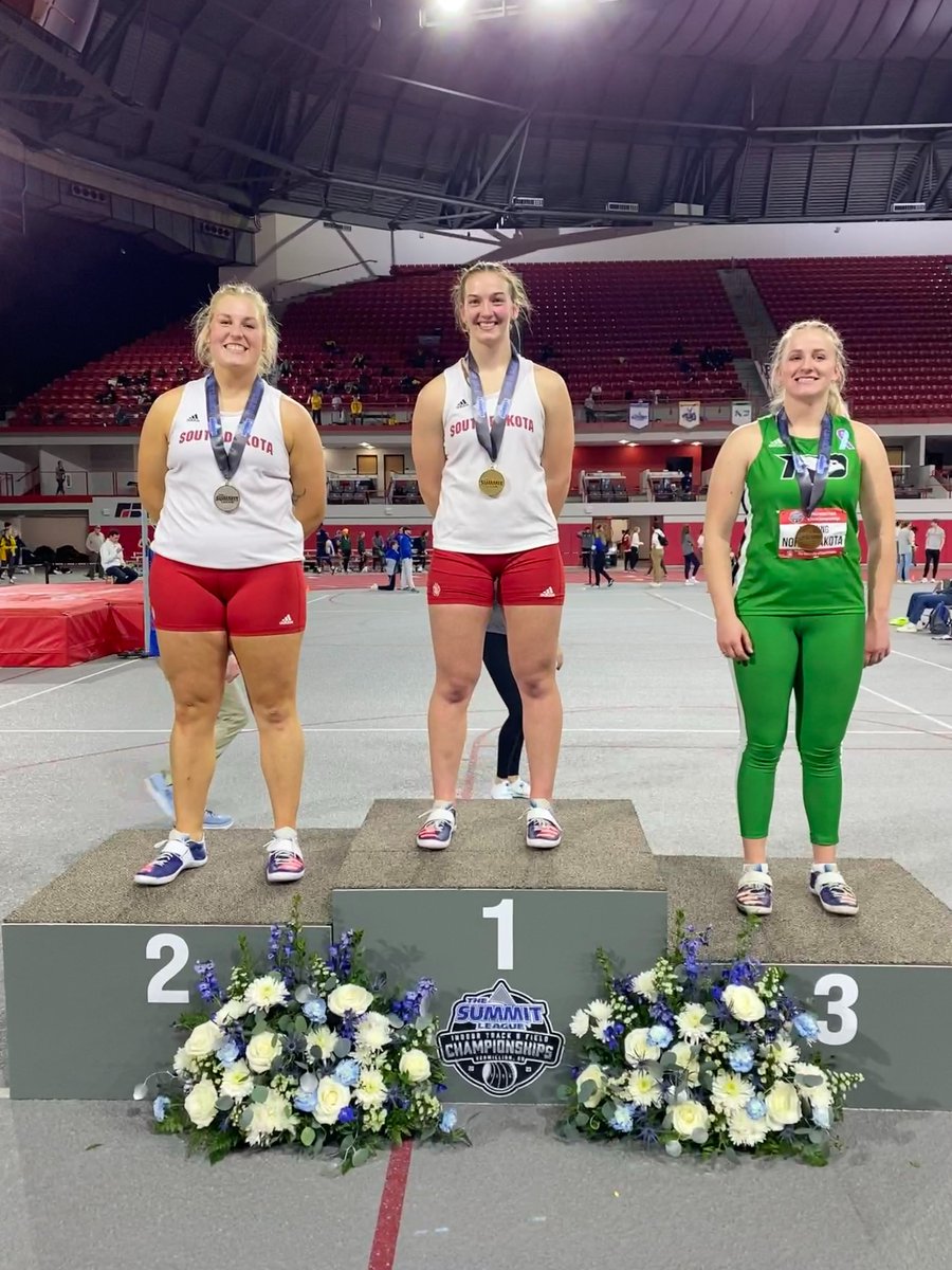 The Summit League on Twitter "𝐖𝐨𝐦𝐞𝐧'𝐬 𝐖𝐞𝐢𝐠𝐡𝐭 𝐓𝐡𝐫𝐨𝐰 🥇 Lydia Knapp, SDCoyotesXCTF (6702.75; 20