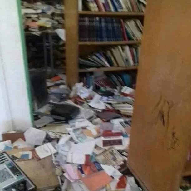 hodgesjoanne's tweet photo. A preliminary study by #Tigray Bureau of Education &amp; NGOs finds that, in liberated Tigray, 88.27% of schools have been destroyed &amp; 2,146 students &amp; teachers have been killed. Abiy Adi Teacher Training college (pics) has been totally decimated. #RightToEducation  #Ethiopia https://t.co/nh7LZKMC2y