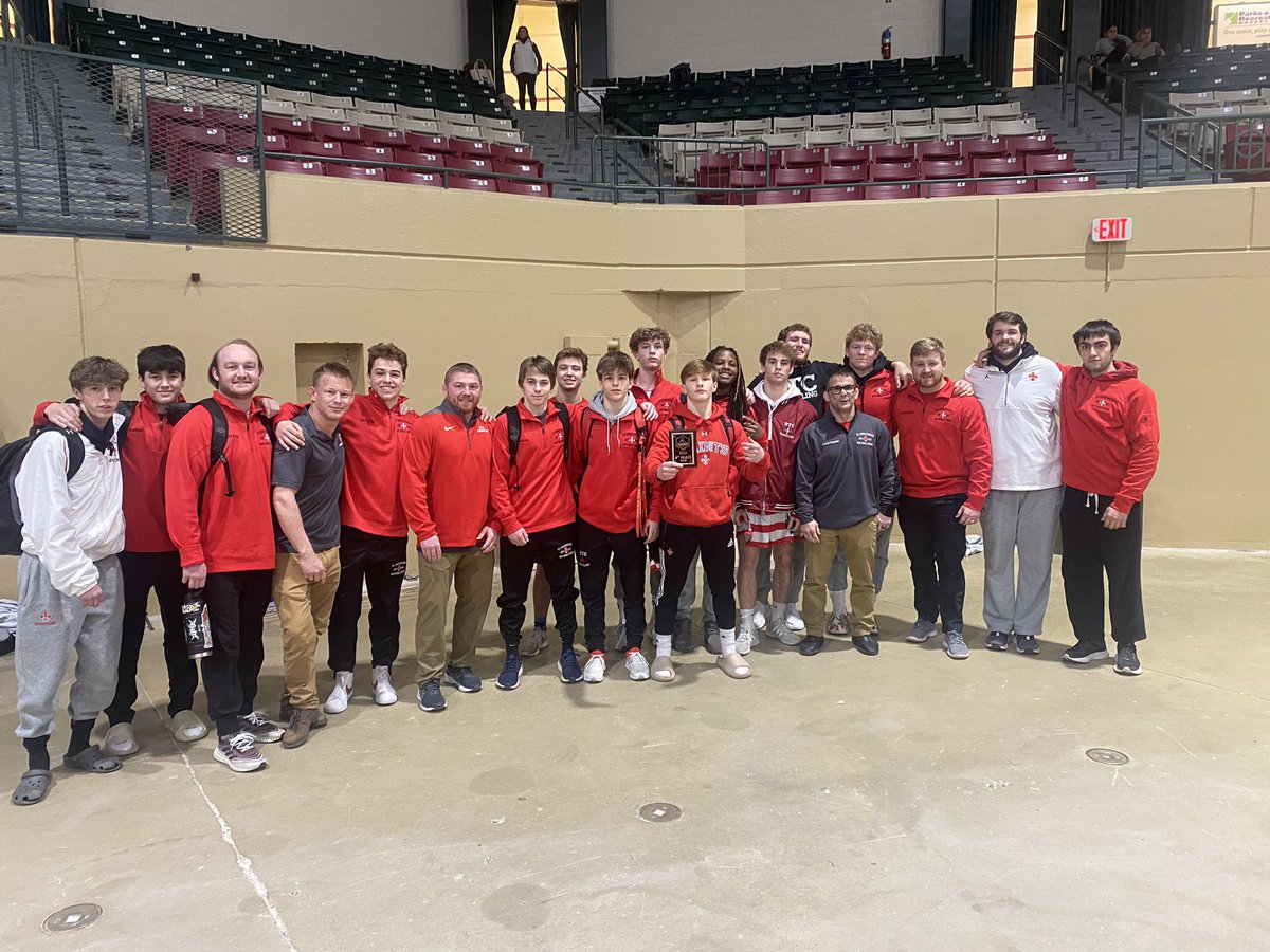 STCAthletics's tweet photo. Wrestling finished 8th overall at National Preps with six All-Americans! Well done, boys!
3rd - Cale Roggie 138
5th - Jack Parker 120
6th - Drew Roggie 113, Tyler Hood 144, Mitchell Faglioni 150
8th - Walker Turley 132
#StCVAWrestling https://t.co/iOHl8hH02Q