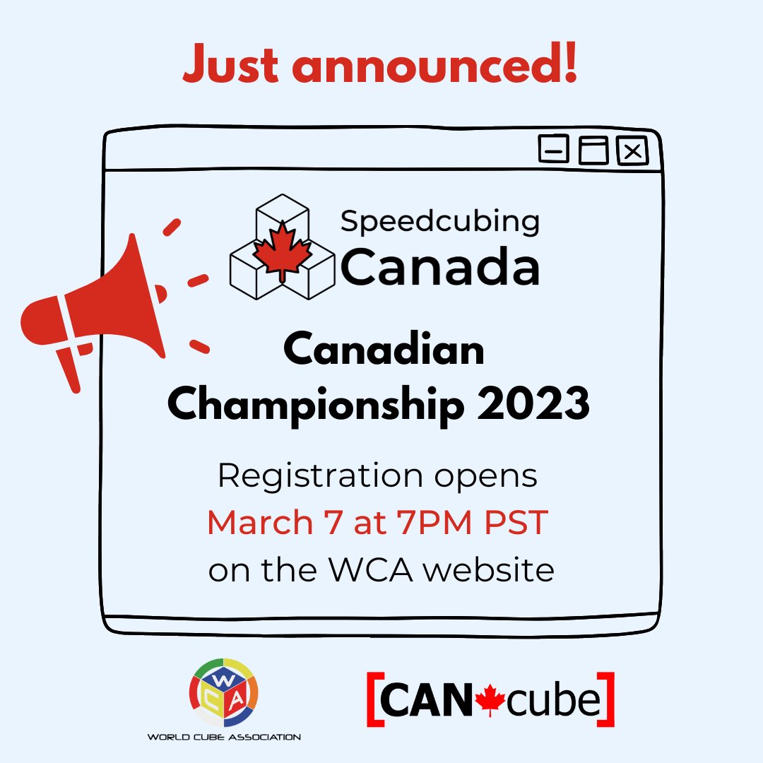 Speedcubing Canada (@SpeedcubingCAN) / X