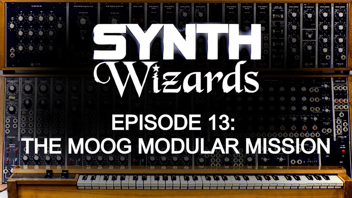 Synth Wizards Episode 13: The Moog Modular Mission 
Is now available on our YouTube channel! 

Tracking down the @moogsynthesizers Modular System 55 Reissue was quite an adventure! 
Check it out now and make sure to Like, Share, and Subscribe! 
Link: youtu.be/xuspcdcDMig