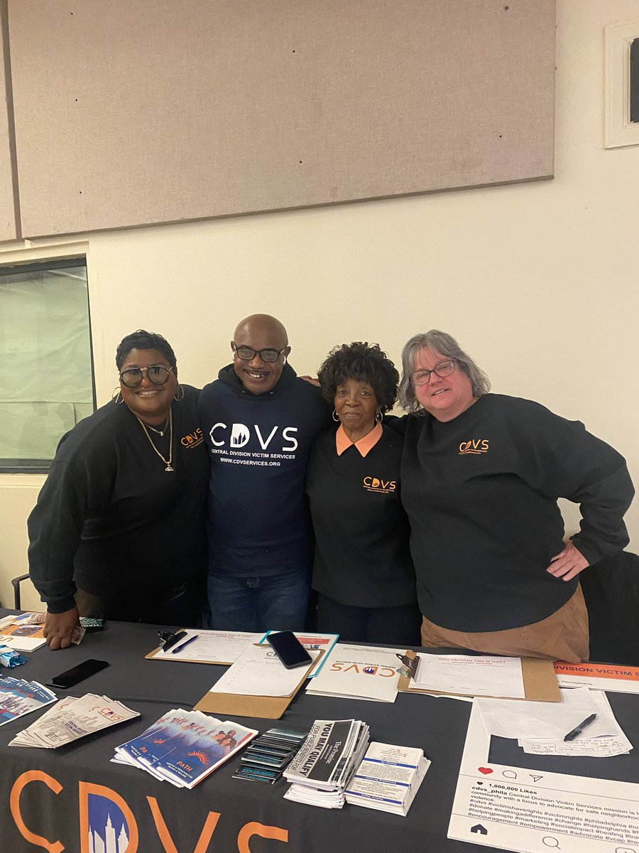 _CDVS_'s tweet photo. Today was a great day at the Youth Symphonism hosted by Men For Positive Change and Communities That Care.
.
.
#cdvs #ctc #positivethinking #community #tablingevent #philly https://t.co/CG2474pIRJ