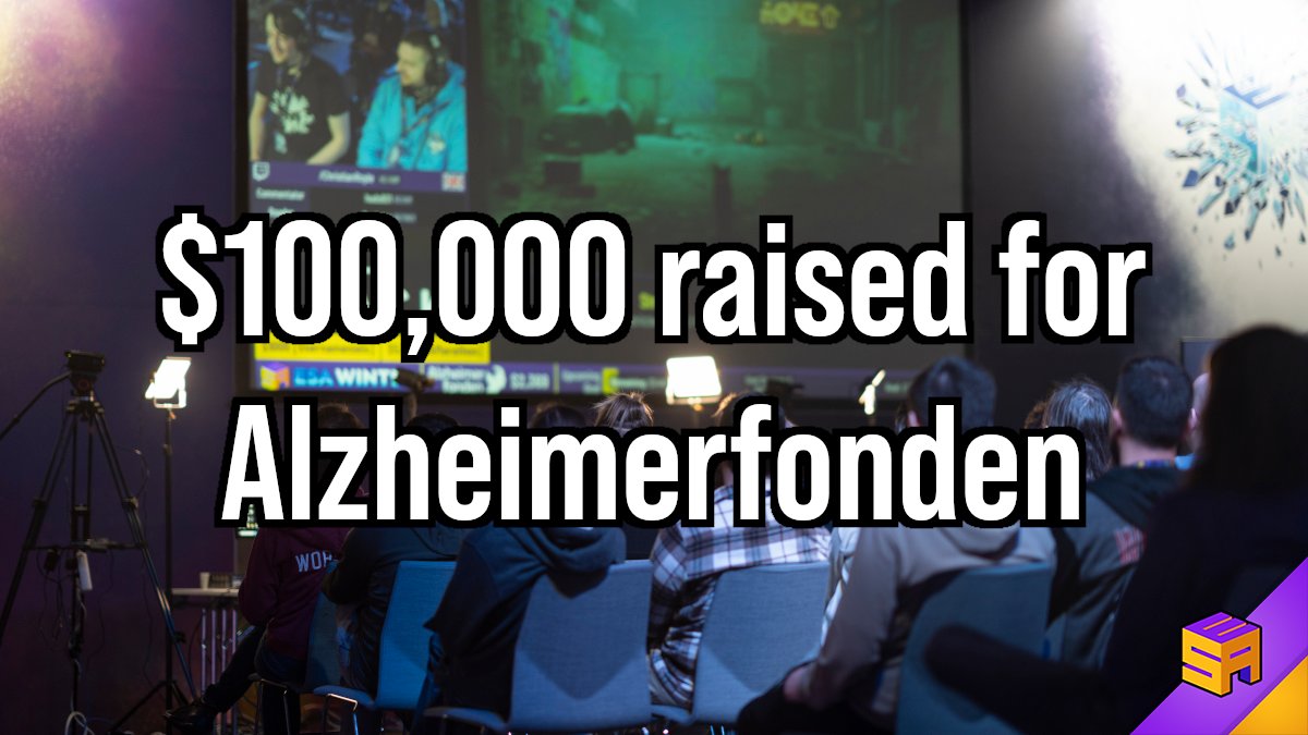 esamarathon's tweet photo. That is it, we have hit the $100,000!!!

Thank you so so much, but we are not done yet!
Tune in for the closing speech and a special surprise for yall!

👉 https://t.co/6sRAQTKdxq https://t.co/iqvW912HKr