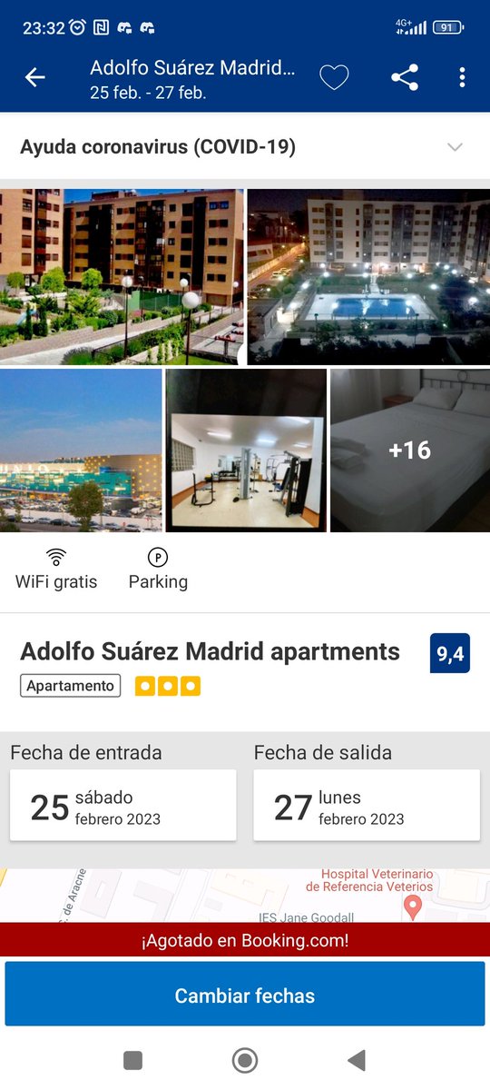 Este HDP nos ha dejado tirados teniendo hoy una reserva en <a href="/Booking/">Booking</a>.
Vaya noche nos espera