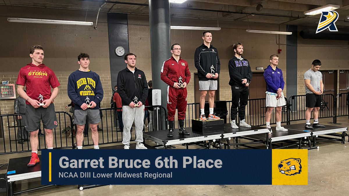 BVUMWrestling's tweet photo. Garret finishes in 6th place at the NCAA DIII lower Midwest regional #keepbuilding https://t.co/DtgAdZZIpq