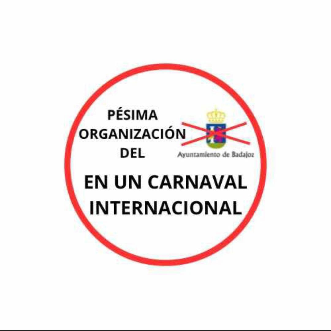 Aquí tenéis al responsable del Carnaval de Badajoz.

Todo lo que sea su dimisión el Lunes, es un chiste mal contado.

Habéis jugado con la ilusión de los que realmente le dan vida a la fiesta más importante, no solo de Badajoz, sino de toda la región.