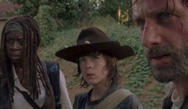 ricksprickk's tweet photo. im BEGGING them to somehow bring carl back in the richonne show, idc if its the corniest reasoning BRING. CARL. GRIMES. BACK. https://t.co/QbjtGcgriy