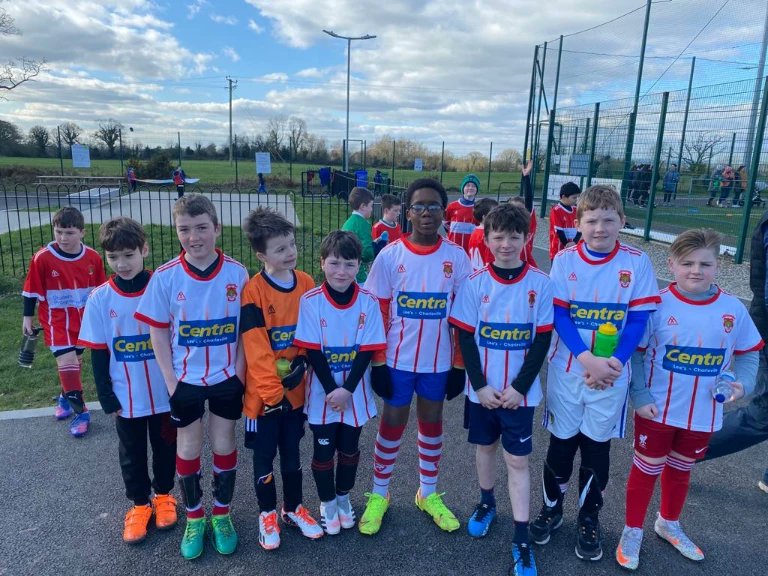 Well done to our u10 boys today, who participated in a Limerick County blitz in Murroe. Some lovely confident play &amp; playing out from the back, on display . Thanks again to parents for travelling in large numbers &amp; Mal from Knockainey FC for organising.