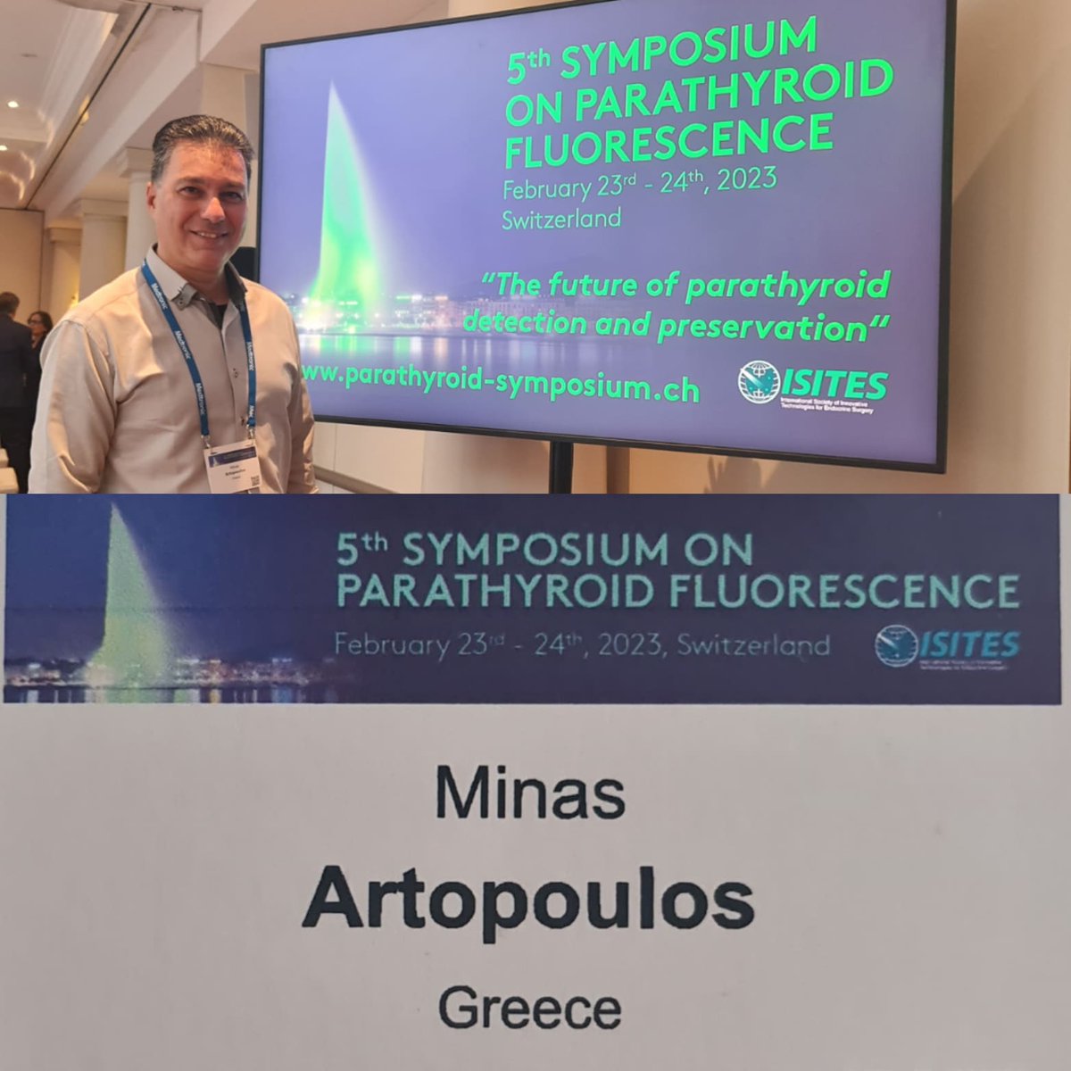 artopoulos's tweet photo. 5th Symposium on Parathyroid Fluorescence

"Innovation in Parathyroid Surgery " https://t.co/d0R2w14CmC