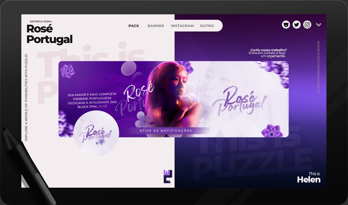 💜. 「Entrega」. 💜

✦ Desenvolvido para: <a href="/parkrosept/">ROSÉ PORTUGAL</a>
✦ Designer: Helen 🐺
Agradecemos a sua preferência! 🧩

© Puzzle Editions, 2023.
