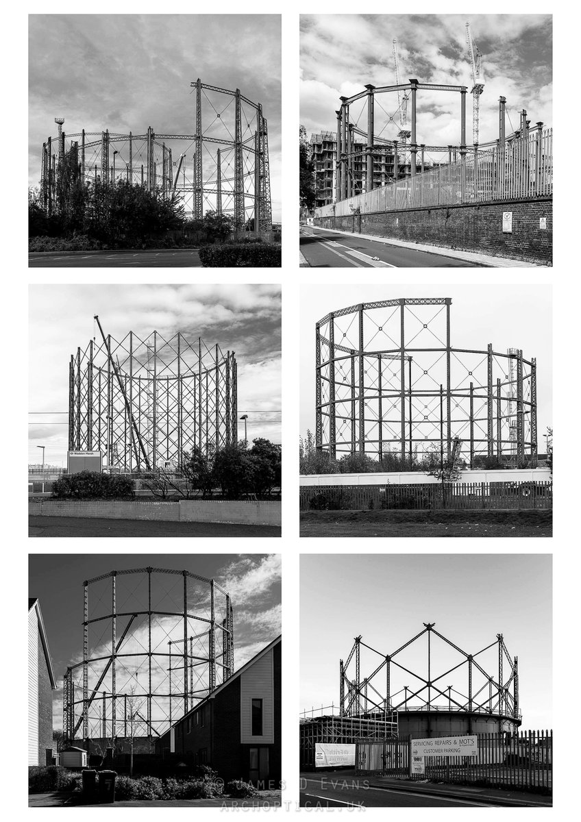 Gas Holder Demolitions #gasholder #demolition #architecture #industrialarchitecture #photography #monochrome