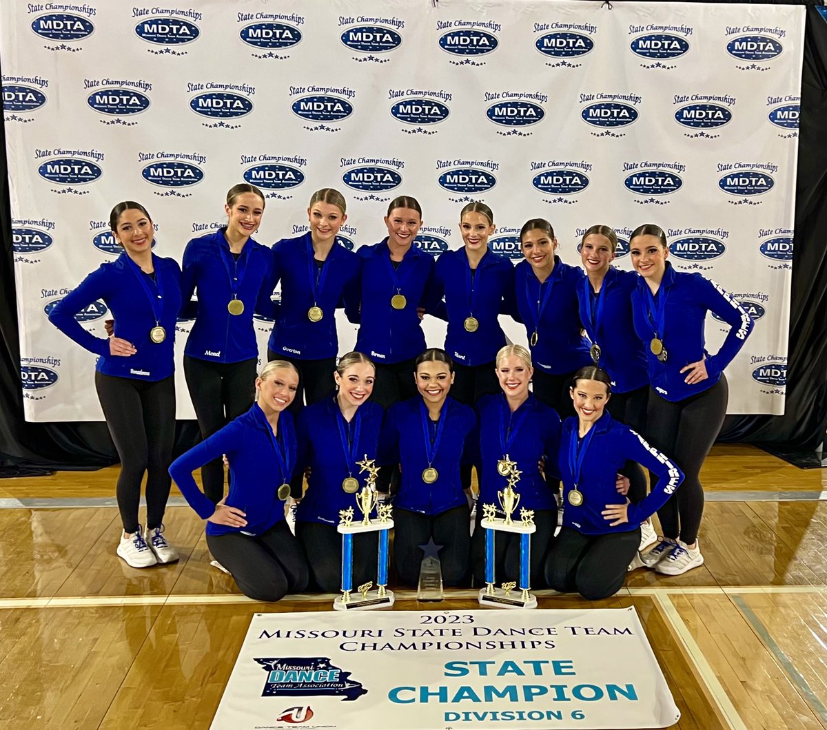 Your Liberty Sapphires are the Division 6 Missouri State Champions! Congratulations to the LHS Sapphires for earning their 12th Missouri State Championship title in program’s history. The team placed 1st in pom &amp; lyrical jazz &amp; their combined scores secured them the state title.