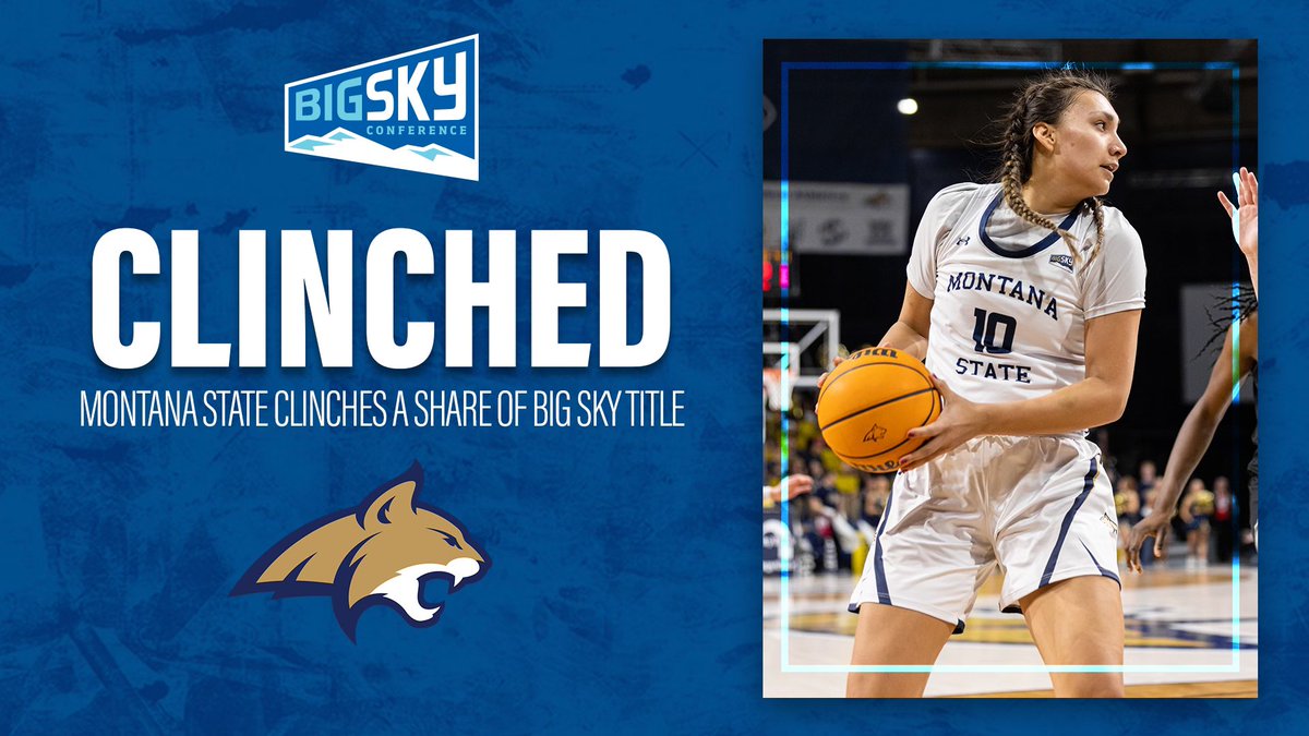 BOBCATS GET A SHARE ‼️

With the win over Portland State, <a href="/MSUBobcatsWBB/">Montana State WBB</a> has officially earned a share of the Big Sky title 👏

#ExperienceElevated
