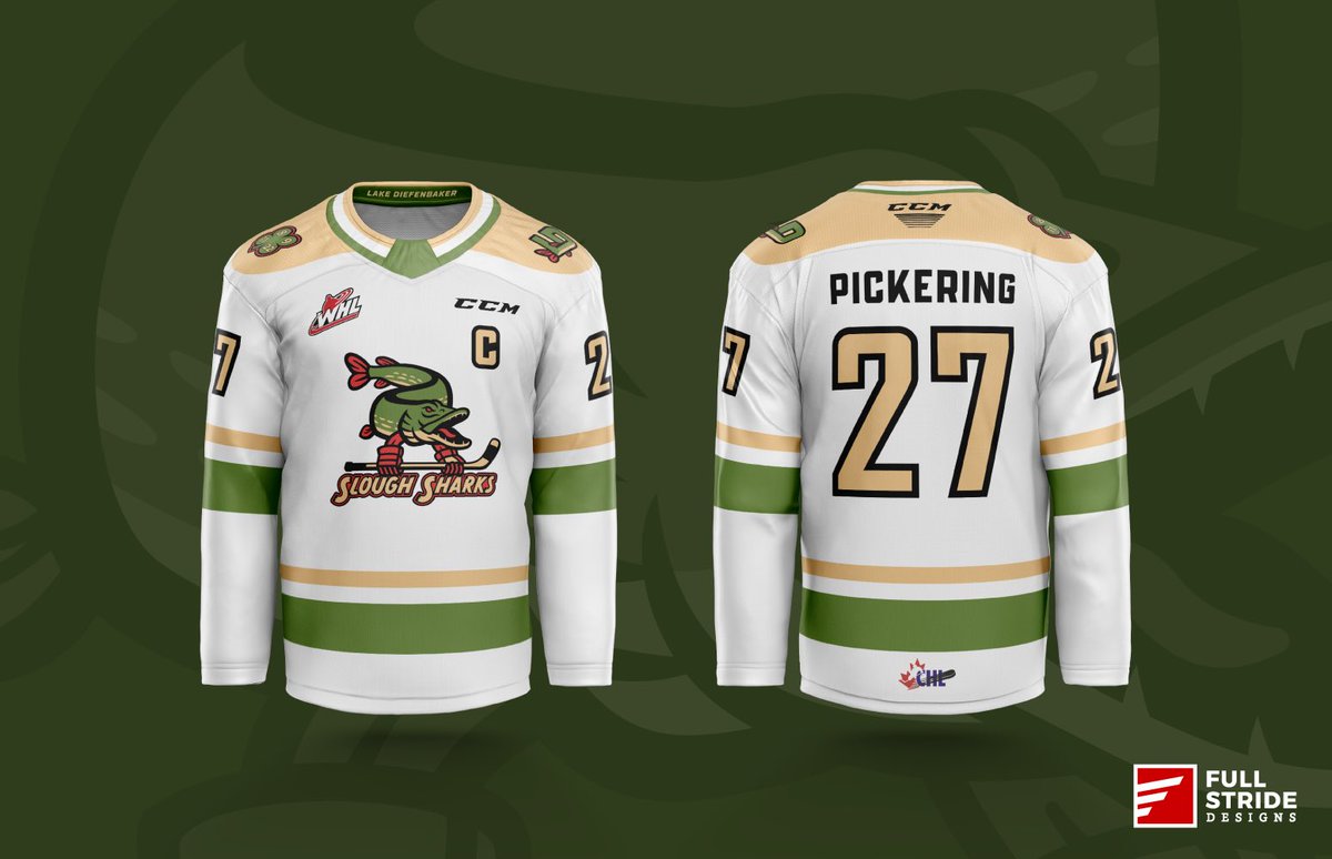 From the depths of Lake Diefenbaker, the Slough Sharks emerge and hit the ice tonight in <a href="/TheWHL/">Western Hockey League</a> action!

The <a href="/SCBroncos/">Swift Current Broncos</a> are rebranding for one night as the Lake Diefenbaker Slough Sharks. The temporary rebrand includes jerseys and a complete set logos!

Let’s Go Slough Sharks!