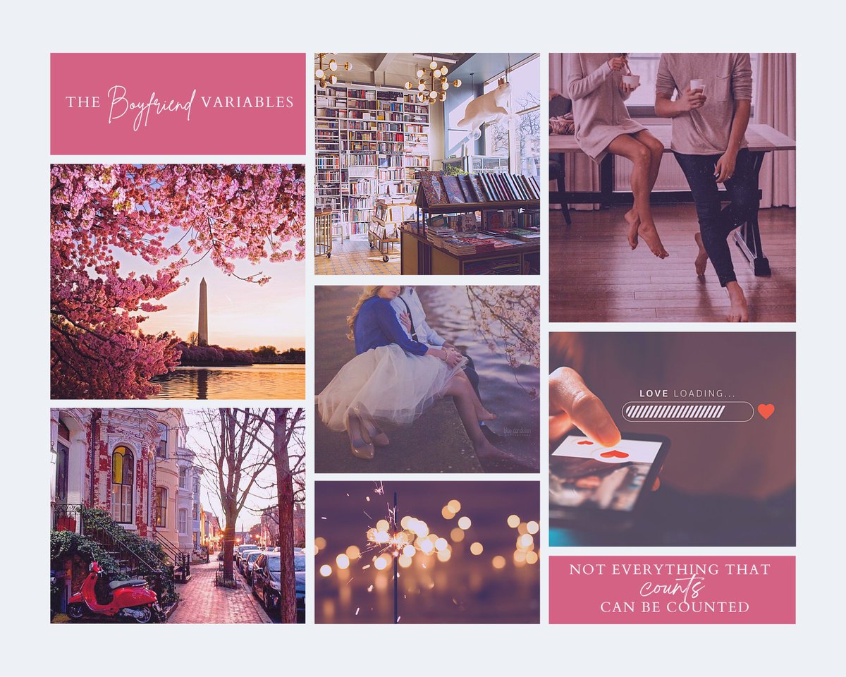 Currently #amquerying: THE BOYFRIEND VARIABLES

💘Friends to lovers
📊Mathematical love algorithm?
🤓Data nerd couple goals
📋Falling for your research partner whoops
🎇Catching fireflies in bare feet in the grass
💋NYE kiss. Swoon.

#WritingCommunity #Aesthetic #RomComMarch
