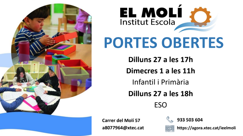 Us esperem ben aviat! #portesobertes