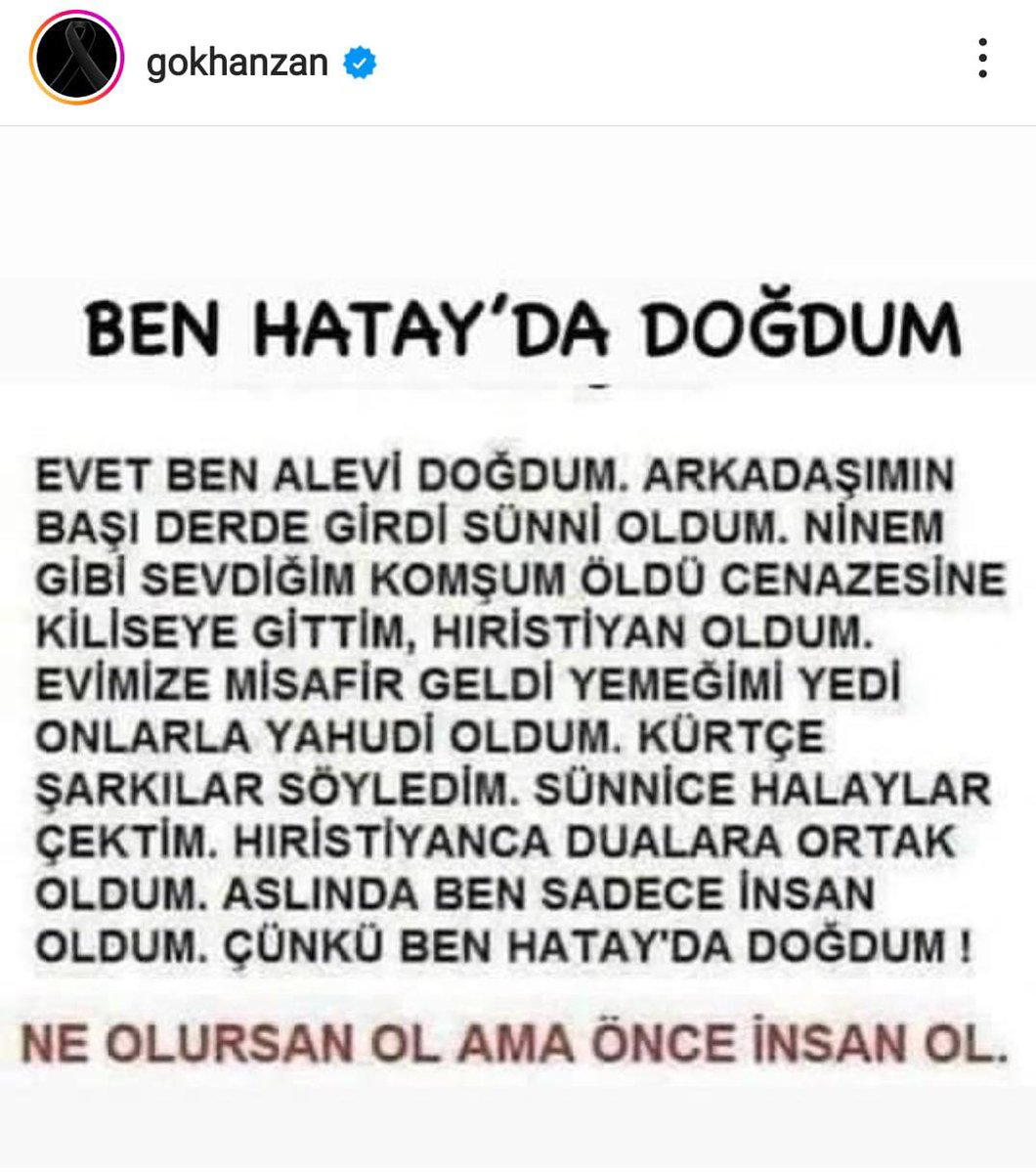 Bu zorlu günlerde Hakan, Alpay, Hulki vb. kızmanın değil, Gökhan Zan gibi iyiliği, güzelliği, insan olmayıbizlere hatırlatan kıymetlerin sesini duyma ve onlarla çoğalma zamanı!