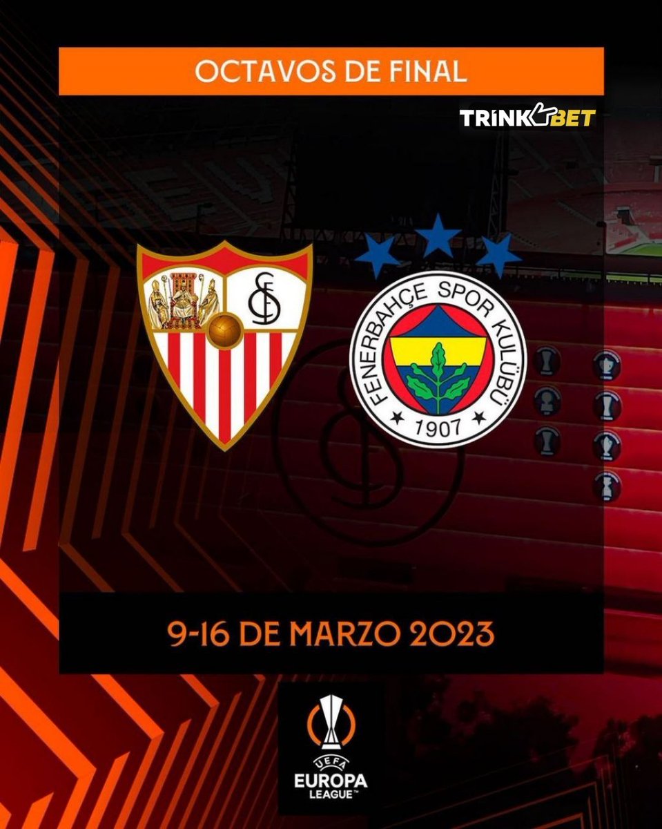 Sevilla - Fenerbahçe karşılaşmasının paylaşım görsellerinde Fenerbahçe'nin logosu 3 yıldızlı kullanıldı.