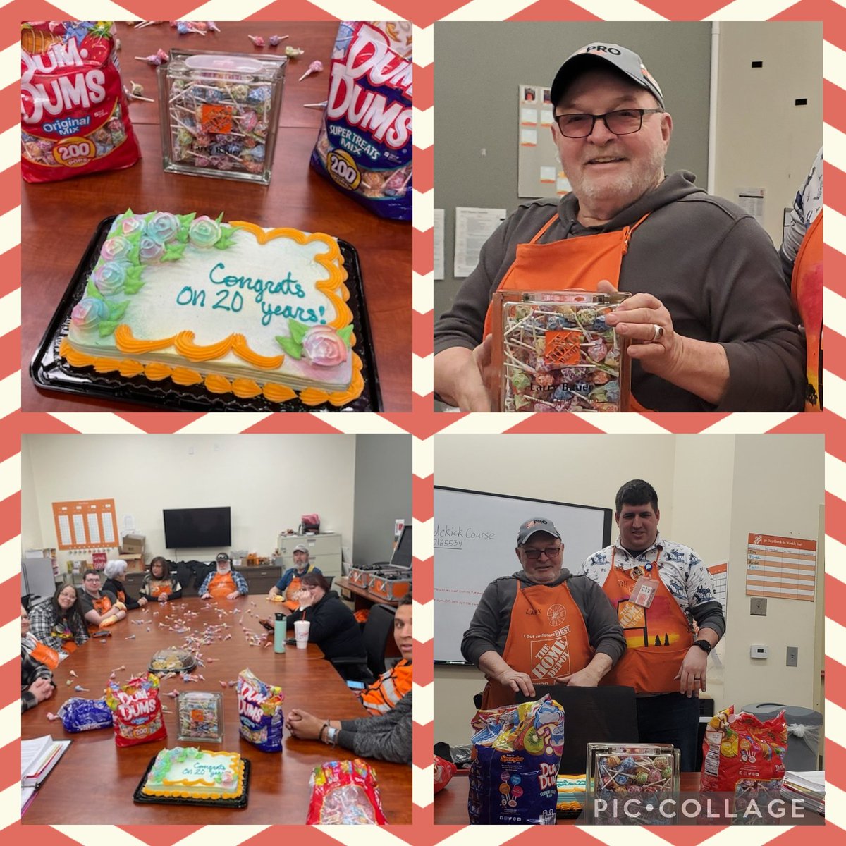 Happy 20 year Anniversary Larry! Thank you for making a difference in our store by not only providing great customer service, but building relationships with your kindness! <a href="/WillDavisTHD/">Will Davis</a>