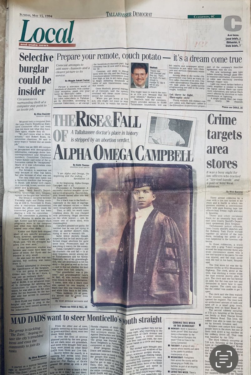 #Untold Black history in Florida. My Grandfather was one of the “1st” Black Doctors in Tallahassee and he owned his own Hospital and Clinic. Please help me tell his story 🙏🏽