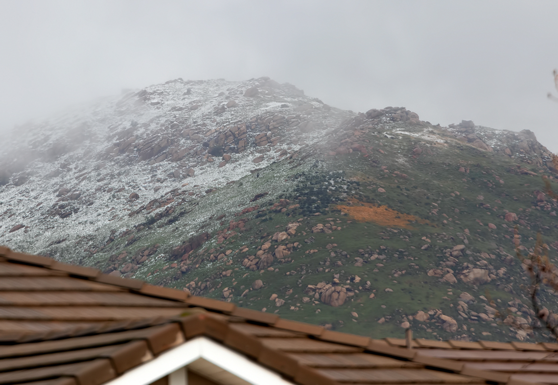 engineco16's tweet photo. "Snow and Poppies" #BoxSprings #Riverside #CAwx #SoCalWX @NWSSanDiego @NWSLosAngeles #Snow #Poppy #Poppies https://t.co/cxjQhnqNKp