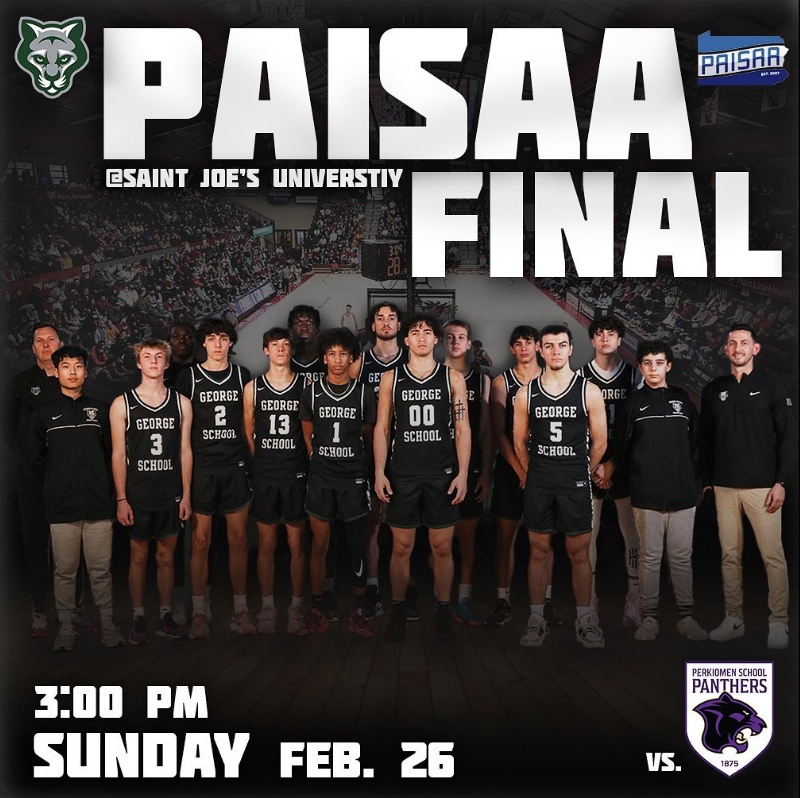 gs_athletics's tweet photo. George School takes on Perkiomen in the PAISAA State Tournament Final on Sunday. Hagan Arena at Saint Joseph's University is the setting for the 3 PM tipoff. 📹https://t.co/6jAgqRjLjf
#GoCougars #SayYesToGS #LetsGoGS #GSAlum
@FSL_Athletics @HSGameOn @PhSportsDigest https://t.co/wtXP6HWzsB