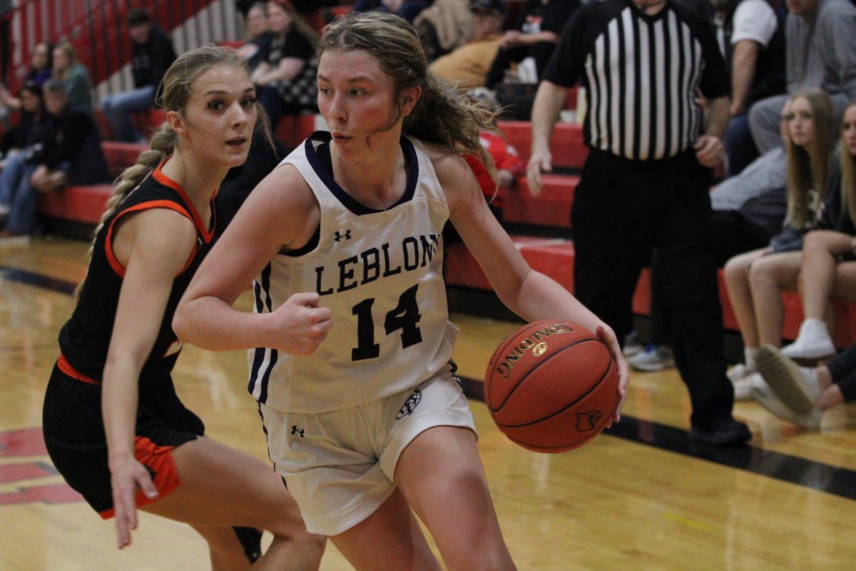 .<a href="/LadyLeblond/">Bishop LeBlond Lady Eagles</a> 3 peats as district champions defeating East Atchison 48-33.

<a href="/Shaerlewis/">Shae Lewis</a> 15 pts, <a href="/tatumstuder14/">tatum studer</a> 10 pts, Katie Beam 9 pts.

Golden Eagles will face Polo on Tuesday night at Staley HS.
 
Complete Photo Album: facebook.com/media/set?vani…